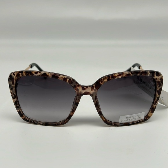 MIXIT‎ Animal Print Gold Metal Temple Ross Black Temple Tips - Picture 1 of 6